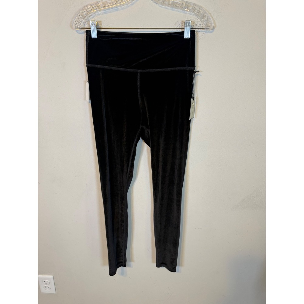 Electric & Rose Women Leggings Velvet Black S NWT